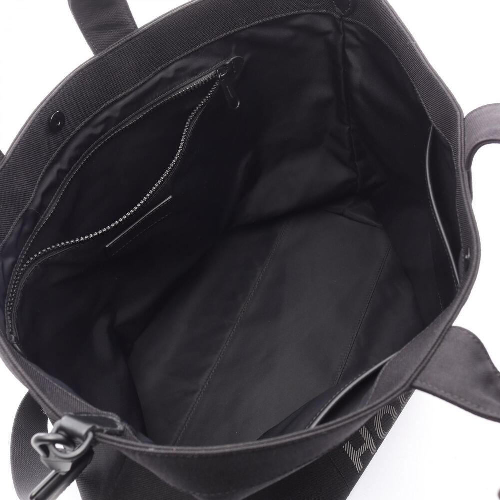 Burberry Horseferry Nylon Tote Bag Black Gray - Picture 3 of 6